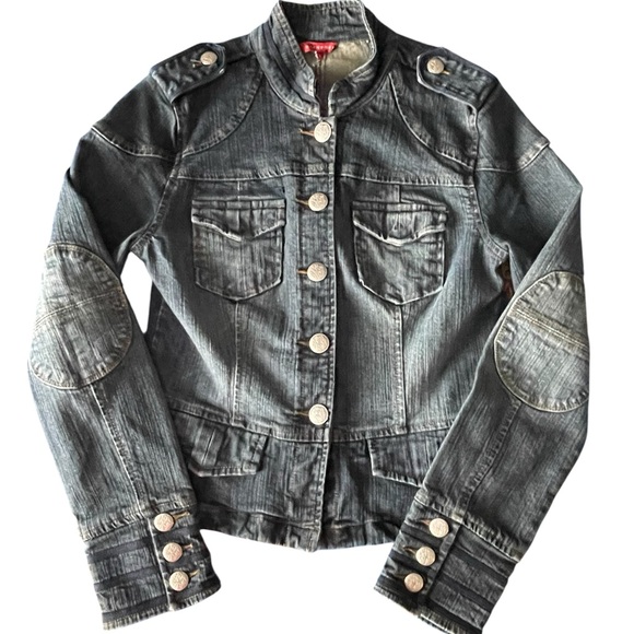 Smart Set Jackets & Blazers - Smart Set authentic vintage Y2K military style jean jacket